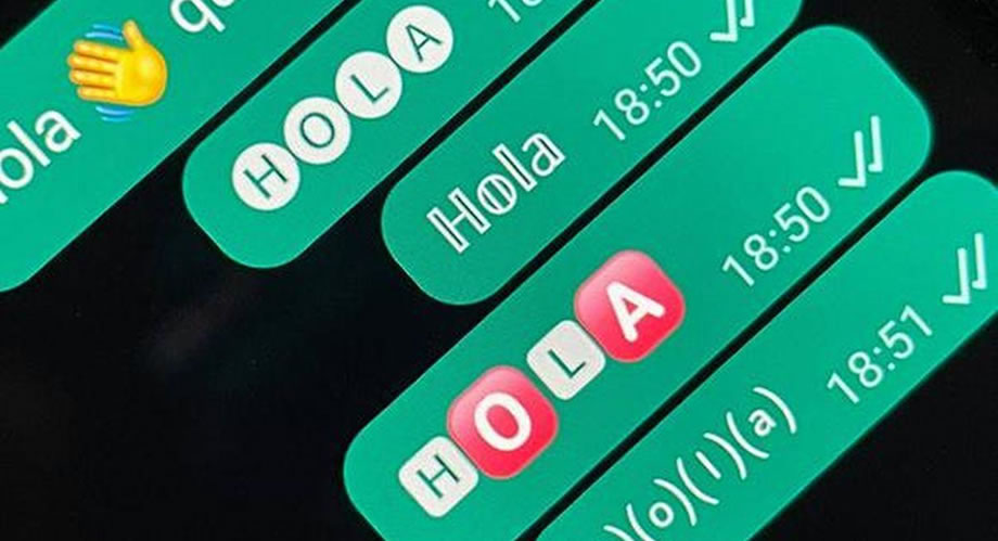 Letras que dan estilo a tus mensajes de whatsapp